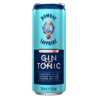 Bombay Sapphire Gin & Tonic Can 250ml