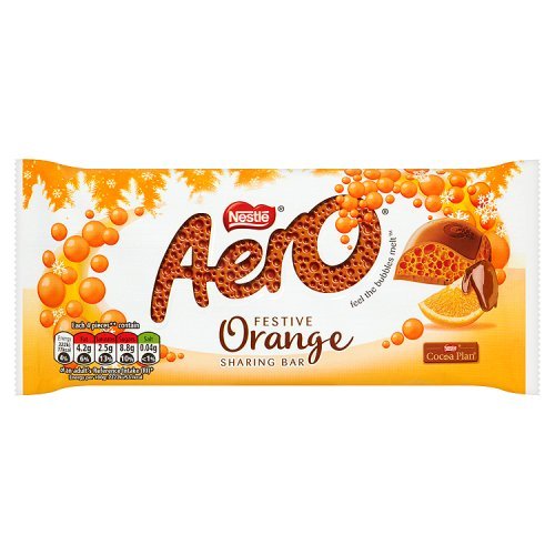 Nestle Aero Orange Chocolate 90g