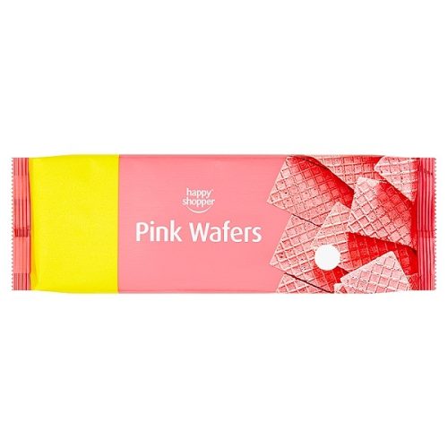Happy Shopper Pink Wafers 100g