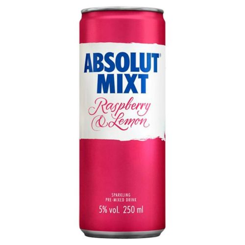 Absolut Mixt Raspberry & Lemonade Can 250ml