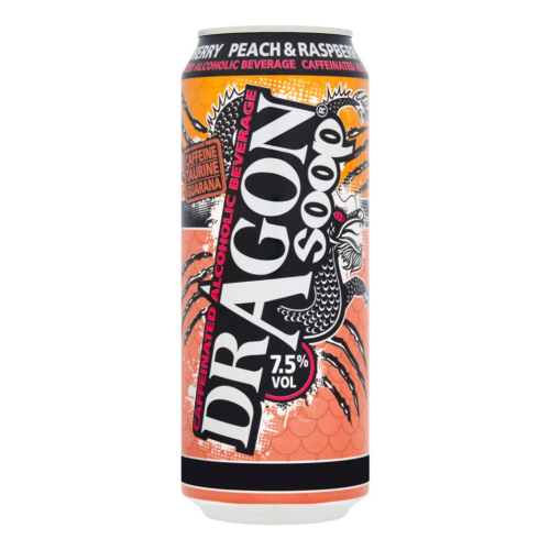 Dragon Soop Peach & Raspberry 500ml