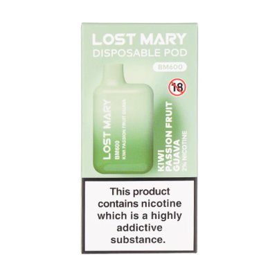 Lost Mary Prefilled Vape-Kiwi Passion Fruit Guava
