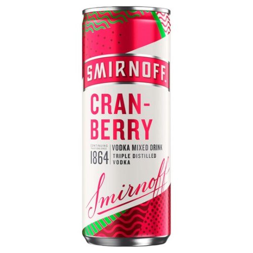 Smirnoff & Cranberry Can 250ml