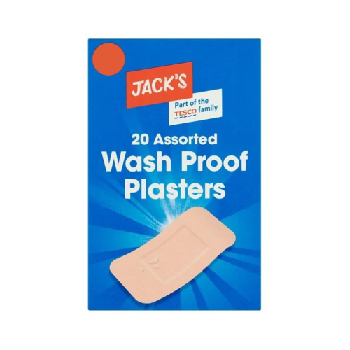 Jack's 20 Assorted Wash Proof Plasters