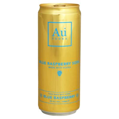 Au Blue Raspberry Can 330ml