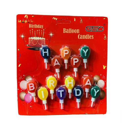 Gsd Happy Birthday Balloon Candles