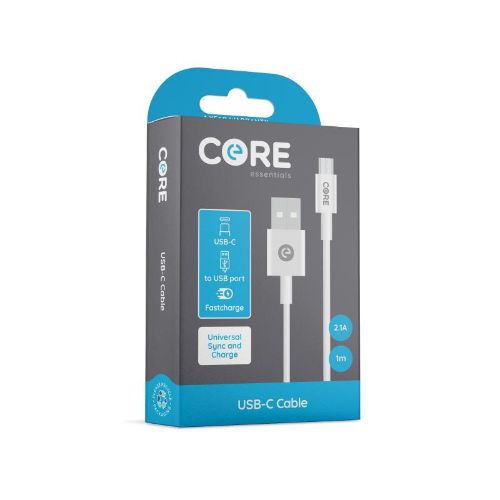 Core USB-C Cable 1m 2.1A