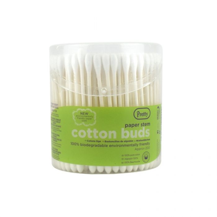 Pretty Cotton Buds Paper Stem 100Pcs