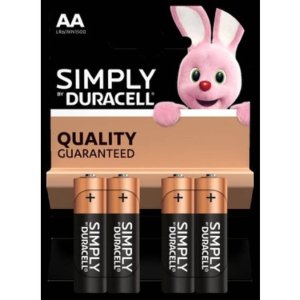 Duracell Simply AA 4 Pack