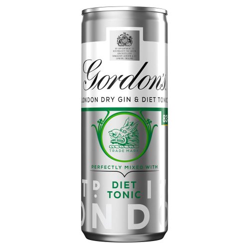 Gordon's Diet Tonic Can 250ml