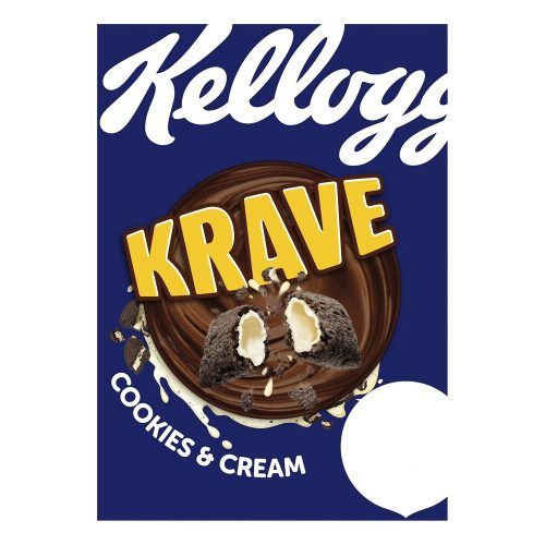 Kellogg's Krave Cookies and Cream Cereal
