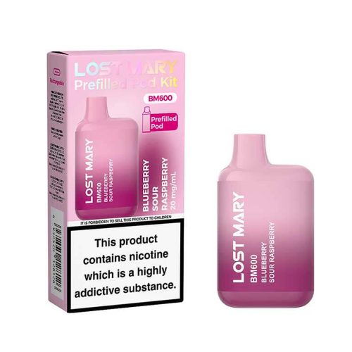 Lost Mary Prefilled Vape - Blueberry Sour Raspberry