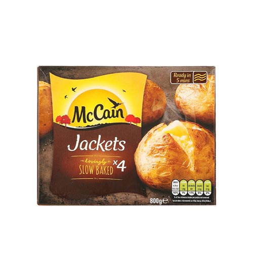 McCain Slow Baked Jackets x4 Potatoes