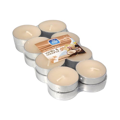 Pan Aroma 12 tea lights Vanilla Bean Candles