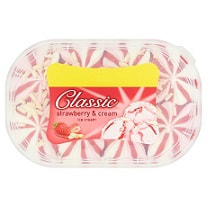 Classic Strawberry & Cream Ice Cream 900ml