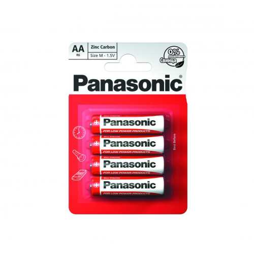 Panasonic Zinc AA Batteries 4 Pack