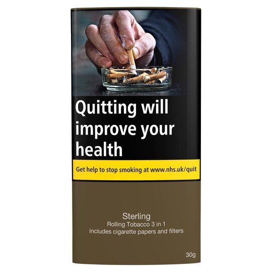 30 grams of tobacco Sterling Rolling Tobacco 30g