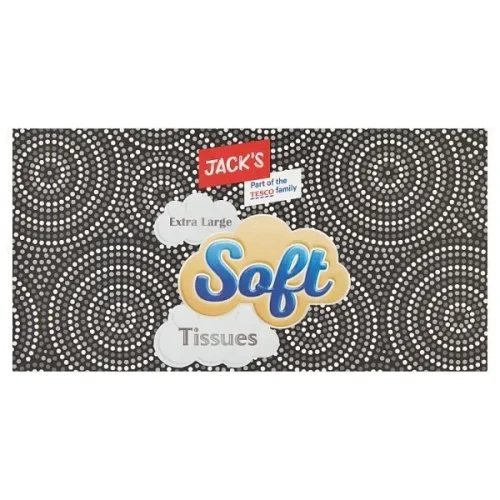 Jacks Extra Large Soft Tissues 100 Sheets