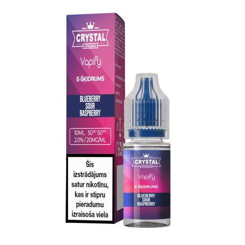 Crystal Blueberry Sour Raspberry 20mg Liquid