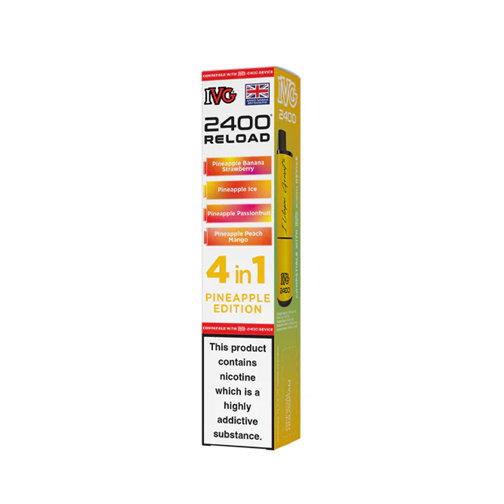 IVG 2400 Reload 4 Pack Pods Pineapple Edition