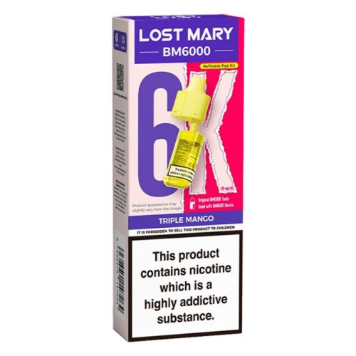 Lost Mary 6K Refillable Pod - Triple Mango