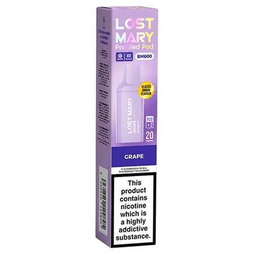 Lost Mary Grape BM600 Prefilled Pods