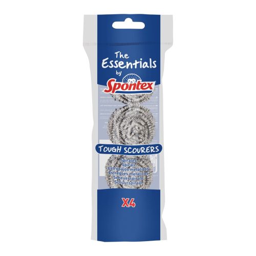 The Essentials Spontex 4 Tough Scourers