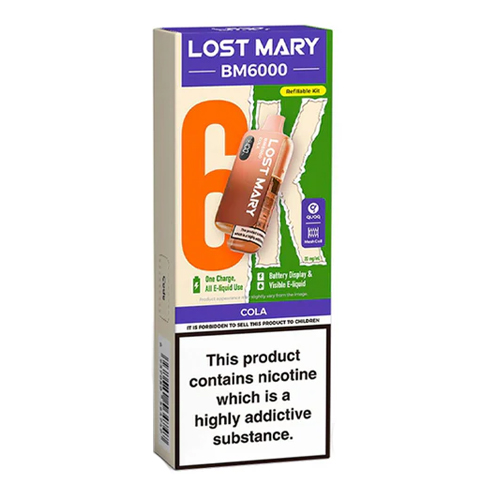 Lost Mary 6K Refillable Kit – Cola