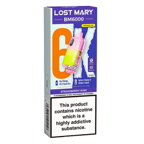 Lost Mary 6K Refillable Kit – Strawberry Kiwi