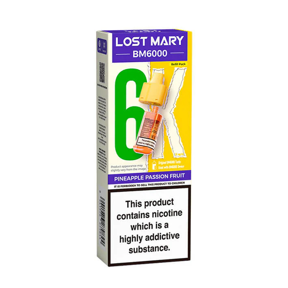 Lost Mary 6K Refillable Pod Pineapple Passion Fruit