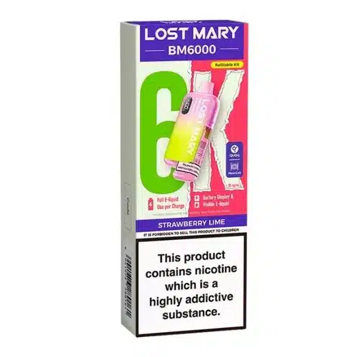 Lost Mary 6K Refillable Kit – Strawberry Lime